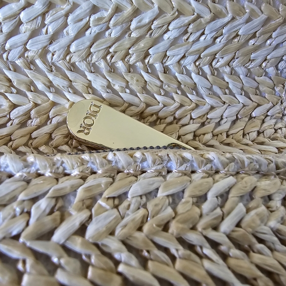 Dior Raffia Pouch - Picture 3 of 4